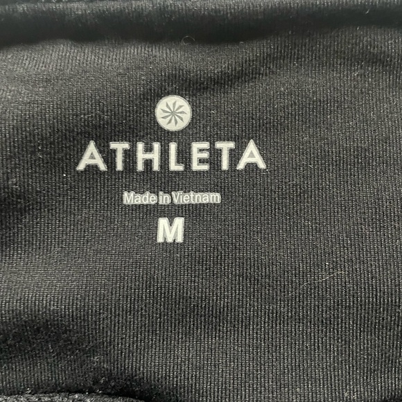 NWOT Athleta black Moto skinny pant with accents Med - Picture 6 of 8